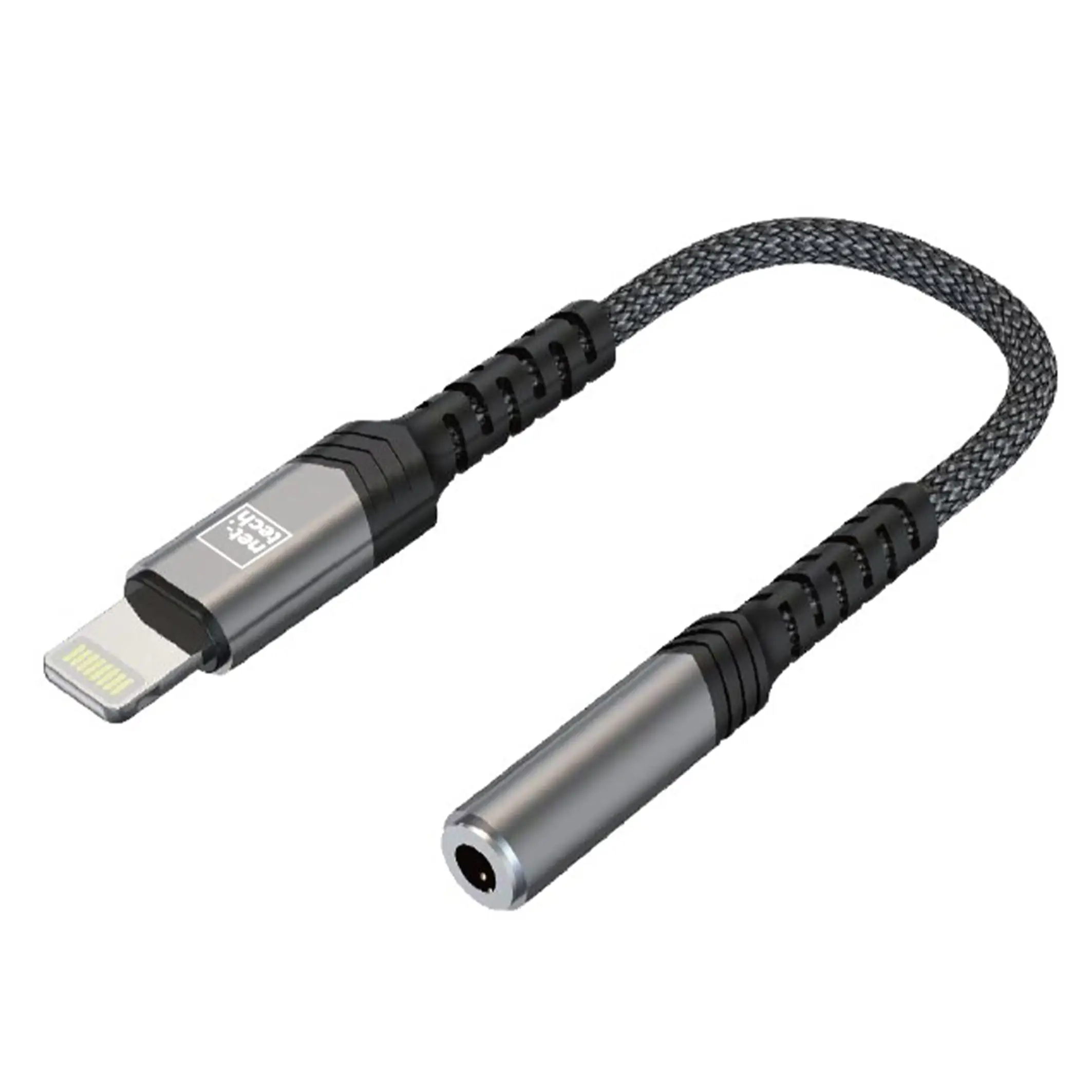 Nettech NT-OT01 Lightning To Jack Dönüştürücü (Siyah) NT-100947