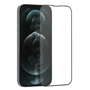 Nettech Apple iPhone 15 Pro Max Uyumlu Ön Koruma Seramik Nano Ekran Koruyucu (Siyah) NT-104820