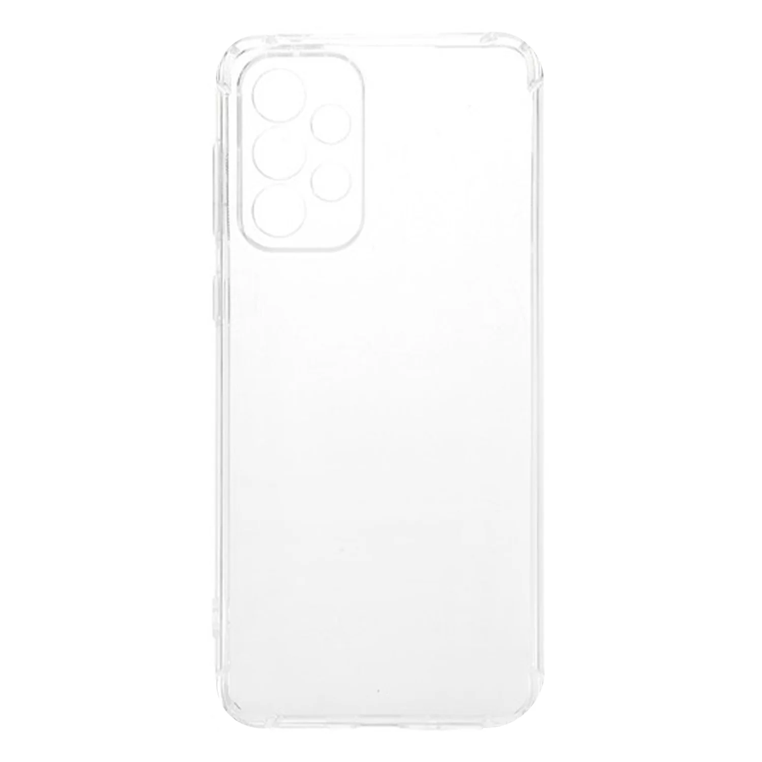 Nettech Samsung Galaxy A23 Uyumlu Lüx Seri Kamera Korumalı Arka Koruma Kılıf (Şeffaf) NT-95555