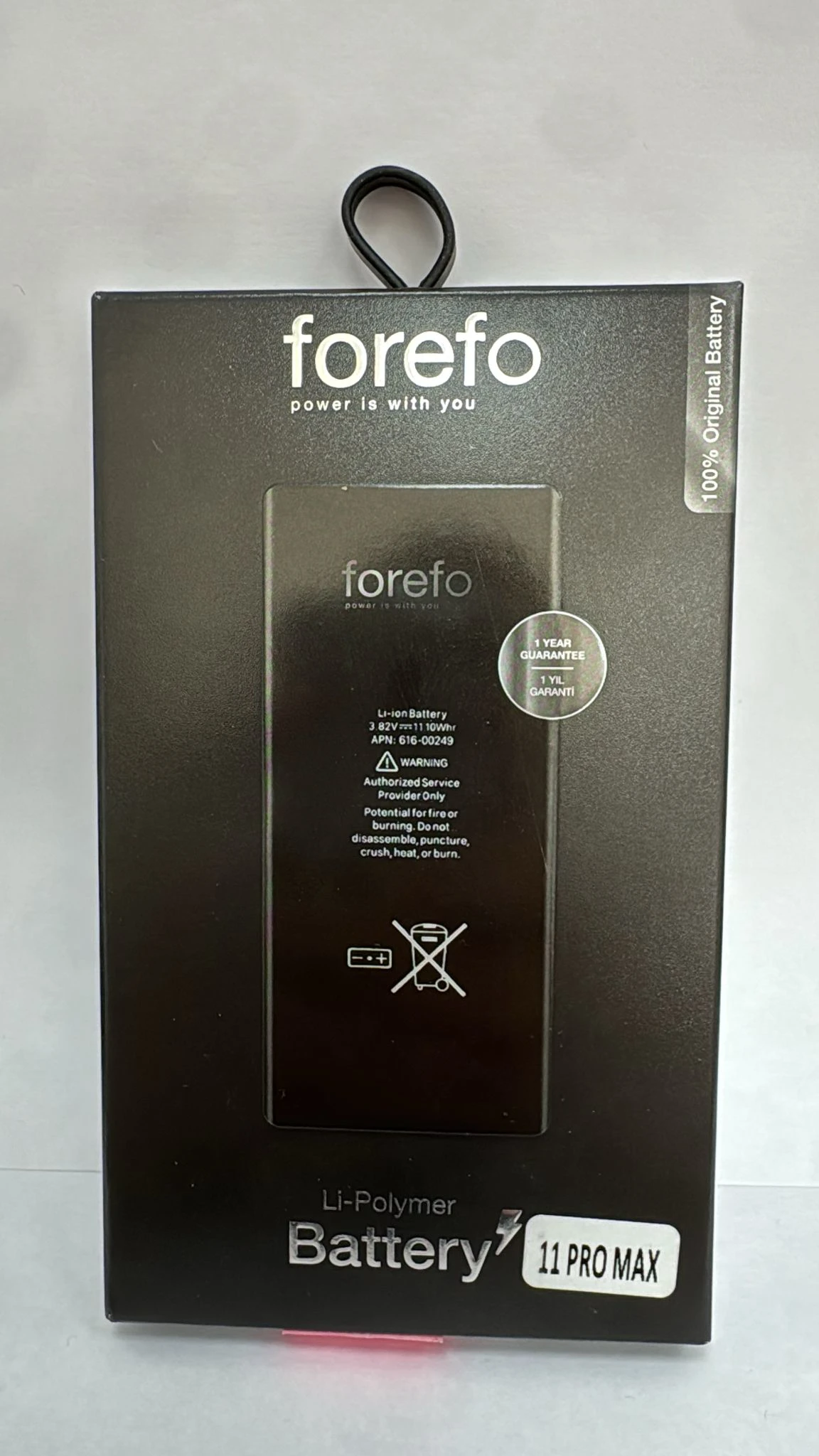 11 Pro Max Güçlendirilmiş Pil