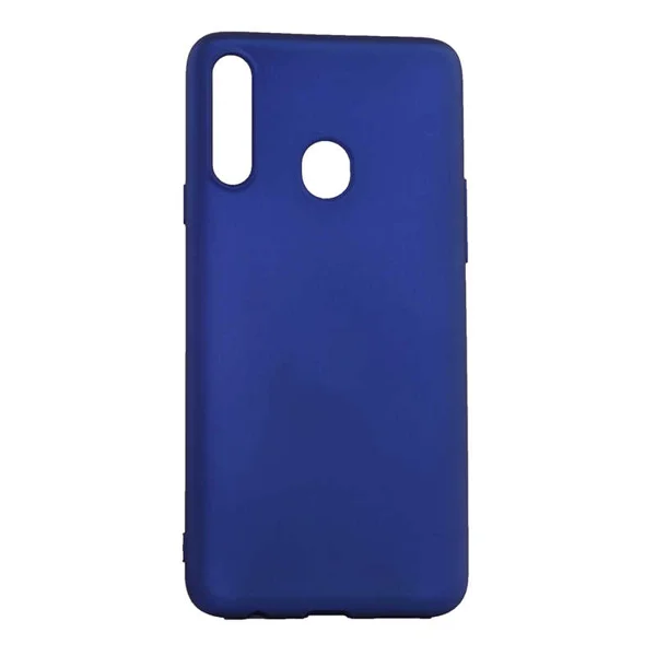 Galaxy A20S Kılıf Zore Premier Silikon Kapak - Saks Mavi - 1