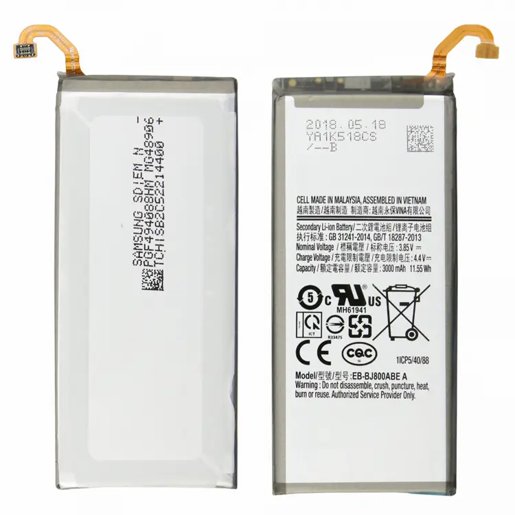 Teknonet Samsung Galaxy J600 J6 Uyumlu Samsung EB-BJ800AB Service 3000 MAh Batarya NT-30592