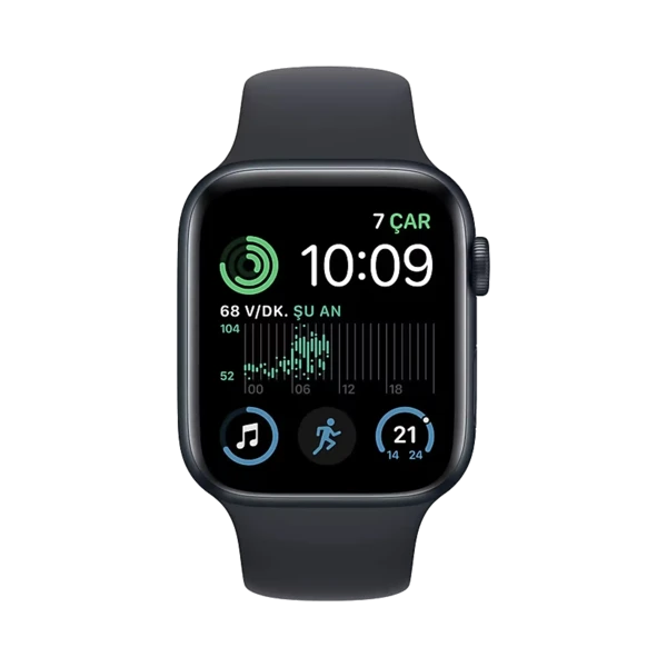 Apple Watch SE 2 - Alüminyum - 44mm - GPS - Gece Yarısı - 2