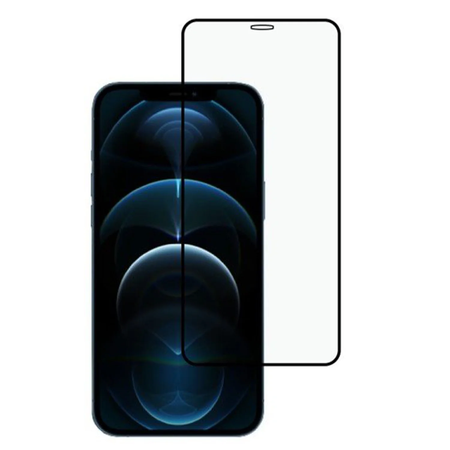 Nettech Apple iPhone 12 Pro Max Uyumlu Ön Koruma Mat Seramik Nano Ekran Koruyucu (Siyah) NT-88511