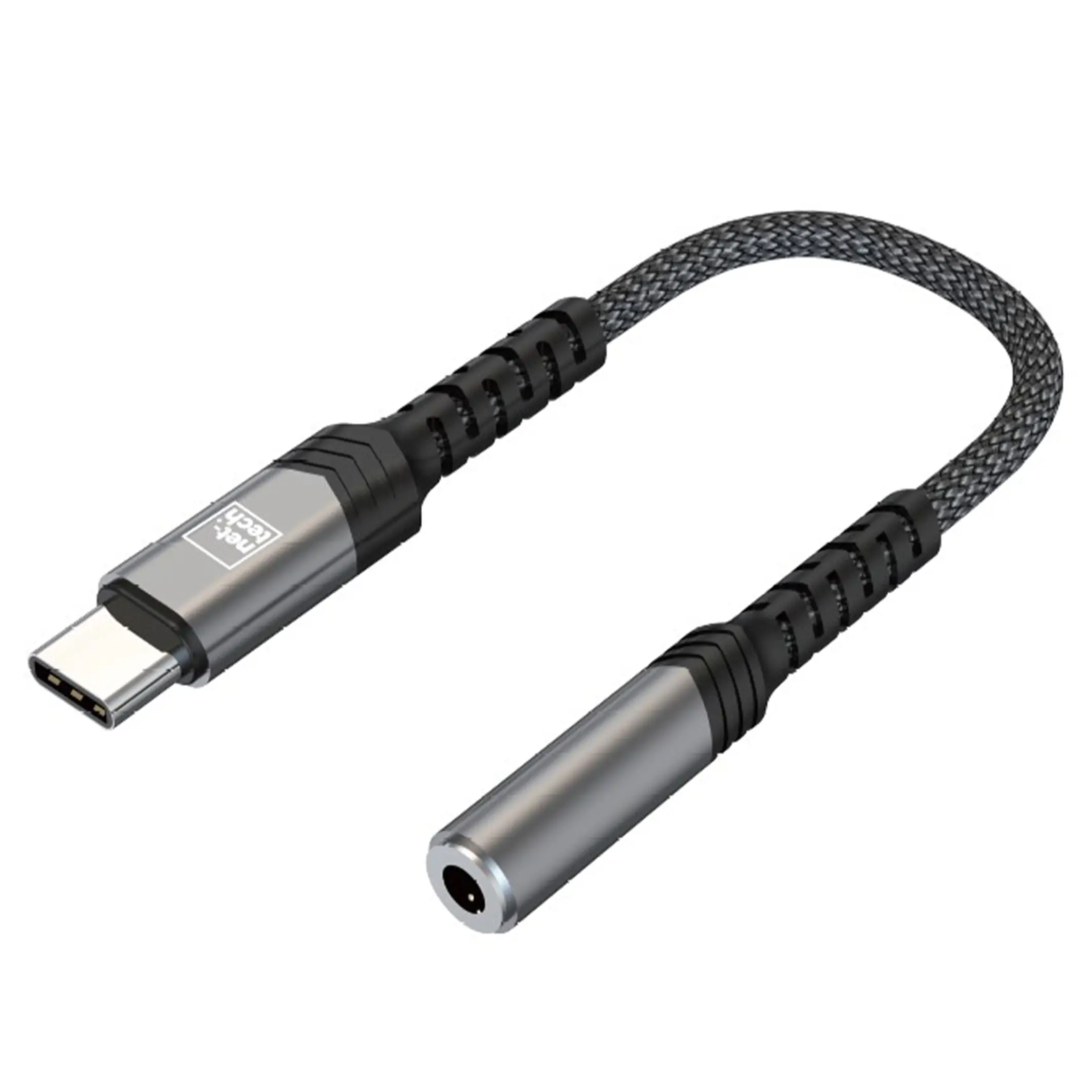 Nettech NT-OT02 Type-C To Aux Dönüştürücü (Siyah) NT-100948