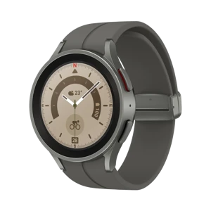 Samsung Galaxy Watch 5 Pro - Titanyum - 45 mm - Bluetooth Wi-Fi - Gri Titanyum