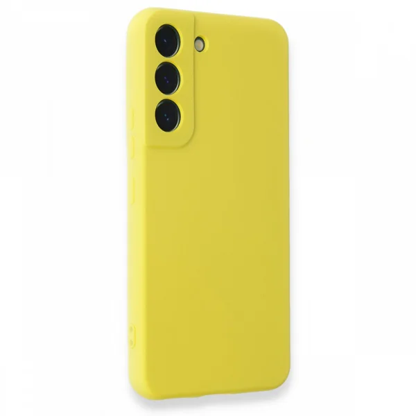 Nettech Samsung Galaxy S22 Plus Uyumlu Nano Arka Koruma Kılıf (Sarı) NT-94106 - 2