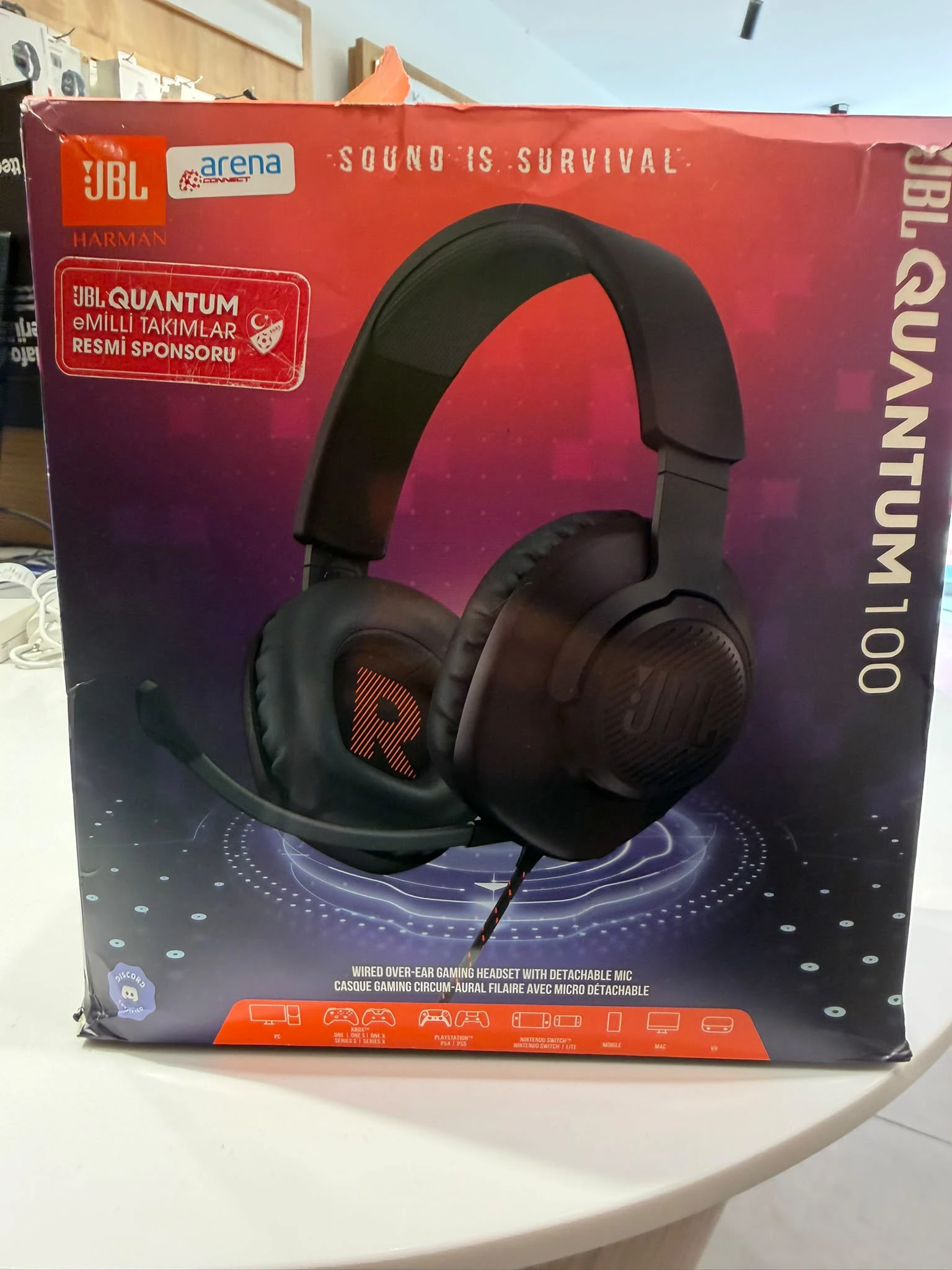 JBL Quantum 100 Kablolu Kulaklık