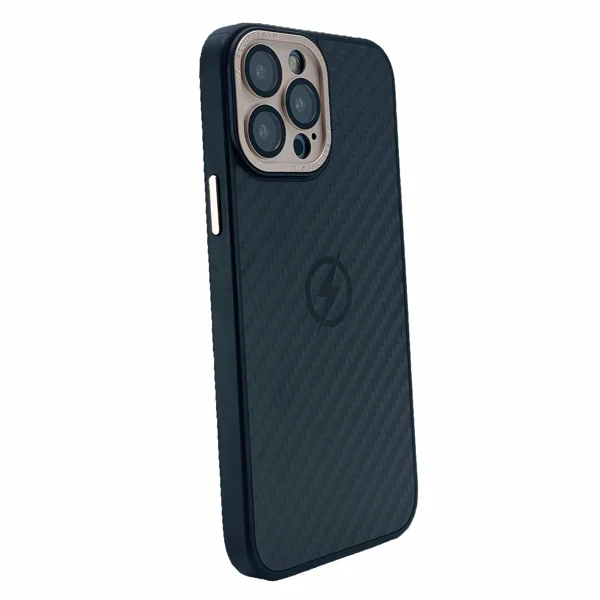 Nettech Apple iPhone 14 Pro Uyumlu Grand Karbon Seri Arka Koruma Kılıf (Pembe) NT-100470 - 2