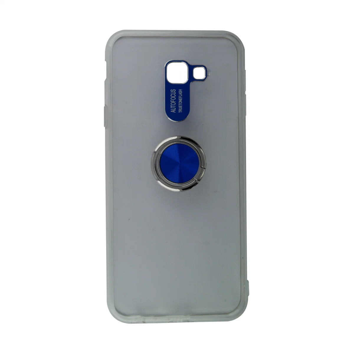 Nettech Samsung Galaxy J4 Plus Uyumlu Doris Ring Arka Koruma Kılıf (Şeffaf) VR-14959