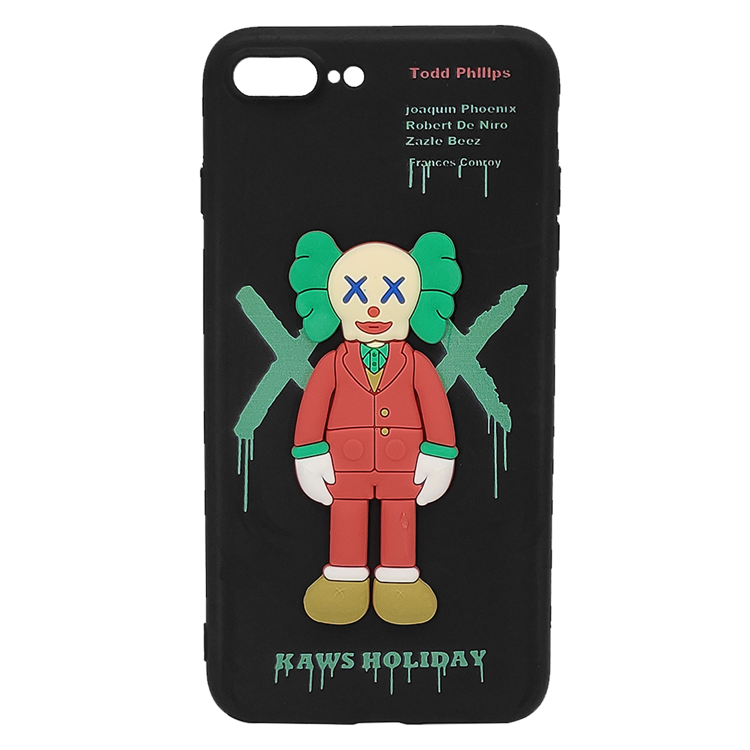Nettech Apple iPhone 8 Plus Uyumlu Joker Case Arka Koruma Kılıf (Siyah) NT-95185