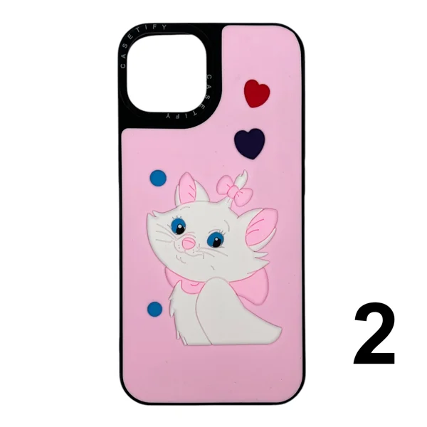 Nettech Apple iPhone 13 Uyumlu Casetify Kabartmalı Arka Koruma Kılıf (Karışık Renk) NT-112025 - 2