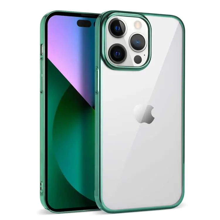 Nettech Apple iPhone 14 Pro Uyumlu Pixel Seri Arka Koruma Kılıf (Yeşil) NT-97380