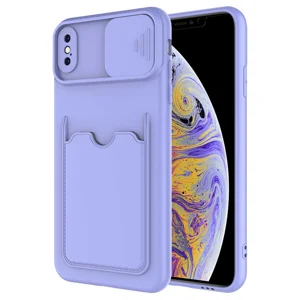Apple iPhone XS Max 6.5 Kılıf ​Zore Kartix Kapak - Lila