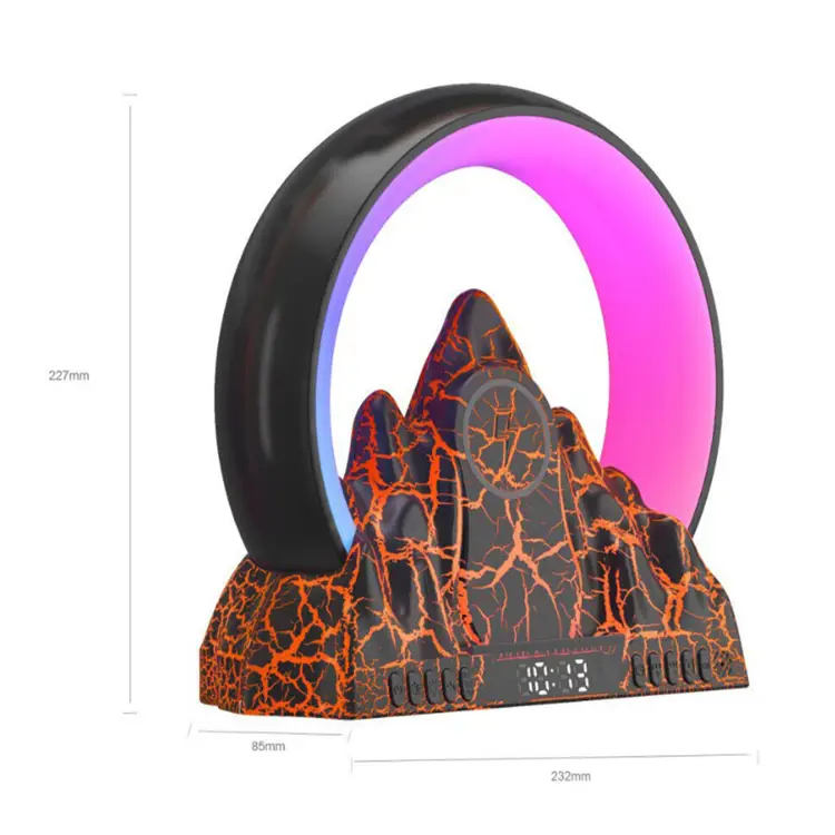 Nettech NL20 Mountain Led 25W Kablosuz Wireless Şarj (Beyaz) NT-105846