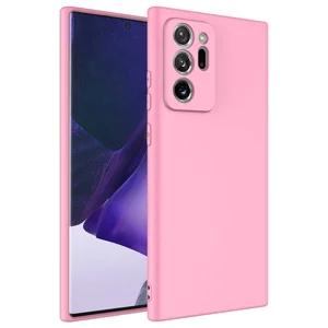 Galaxy Note 20 Ultra Kılıf Zore Mara Lansman Kapak - Pembe Açık