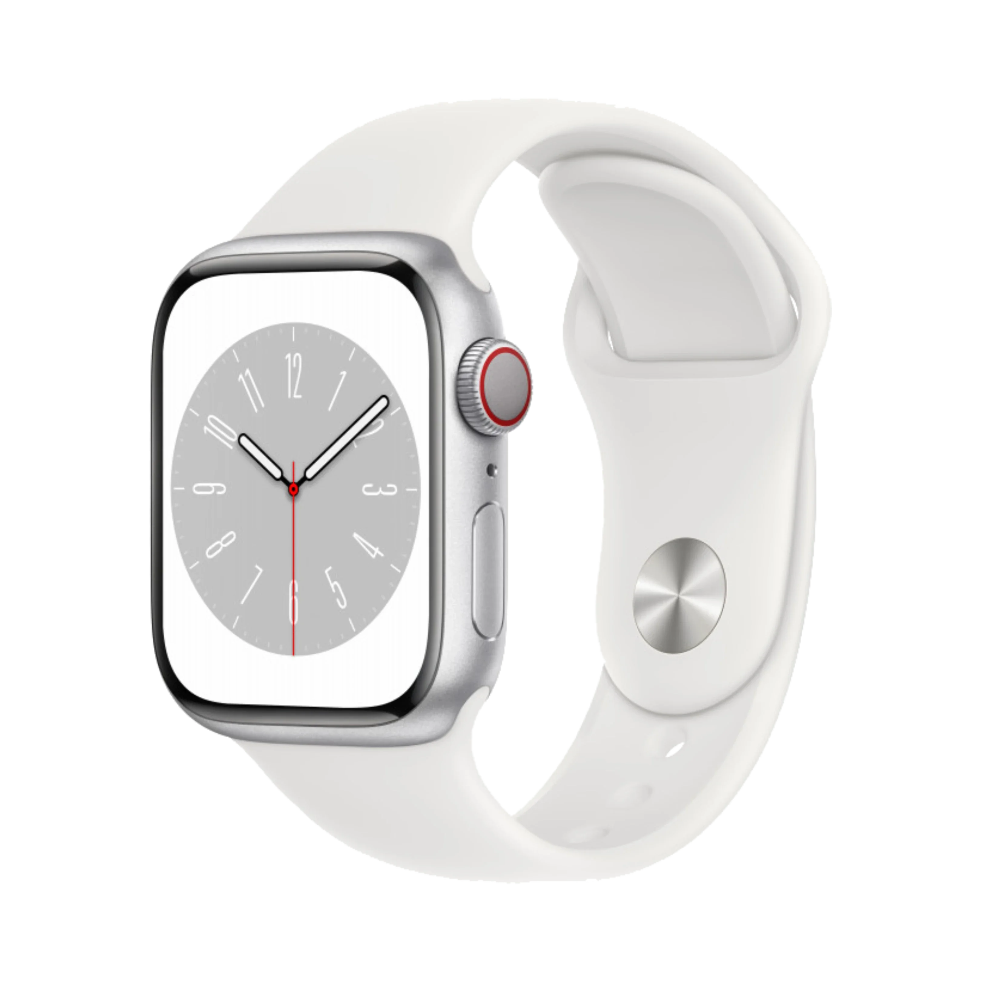 Apple Watch Series 8 - Alüminyum - 41mm - Cellular - Gümüş