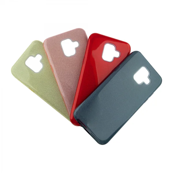 Nettech Samsung Galaxy A600 A6 2018 Uyumlu Simli Arka Koruma Kılıf VR-9870 - 2