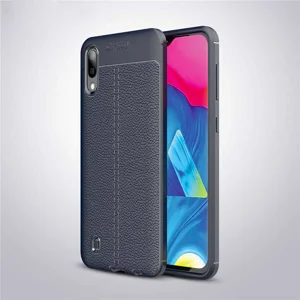 Galaxy M10 Kılıf Zore Niss Silikon Kapak - Lacivert