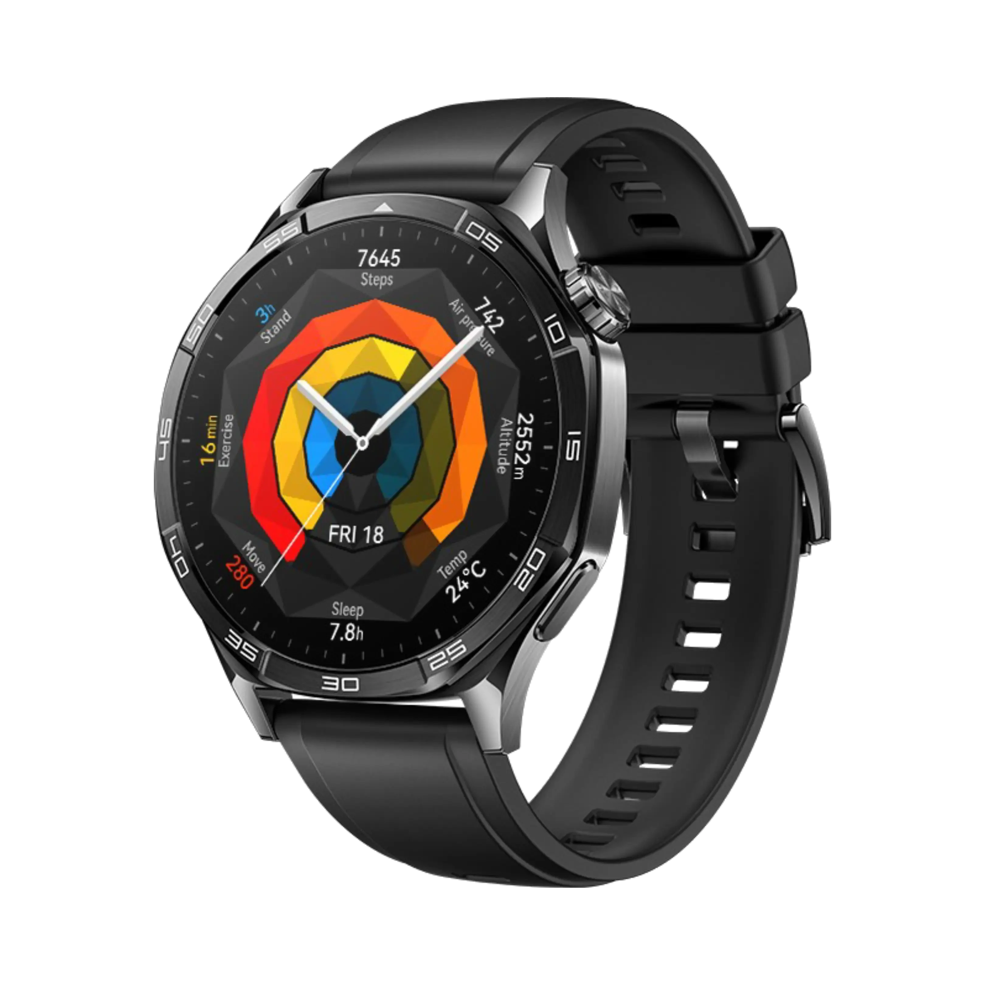 Huawei Watch GT 5 - Paslanmaz Çelik - 46mm - GPS - Siyah