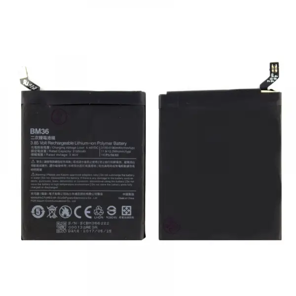 Teknonet Xiaomi Mi 5S Uyumlu Xiaomi BM36 3100 MAh Batarya NT-21441