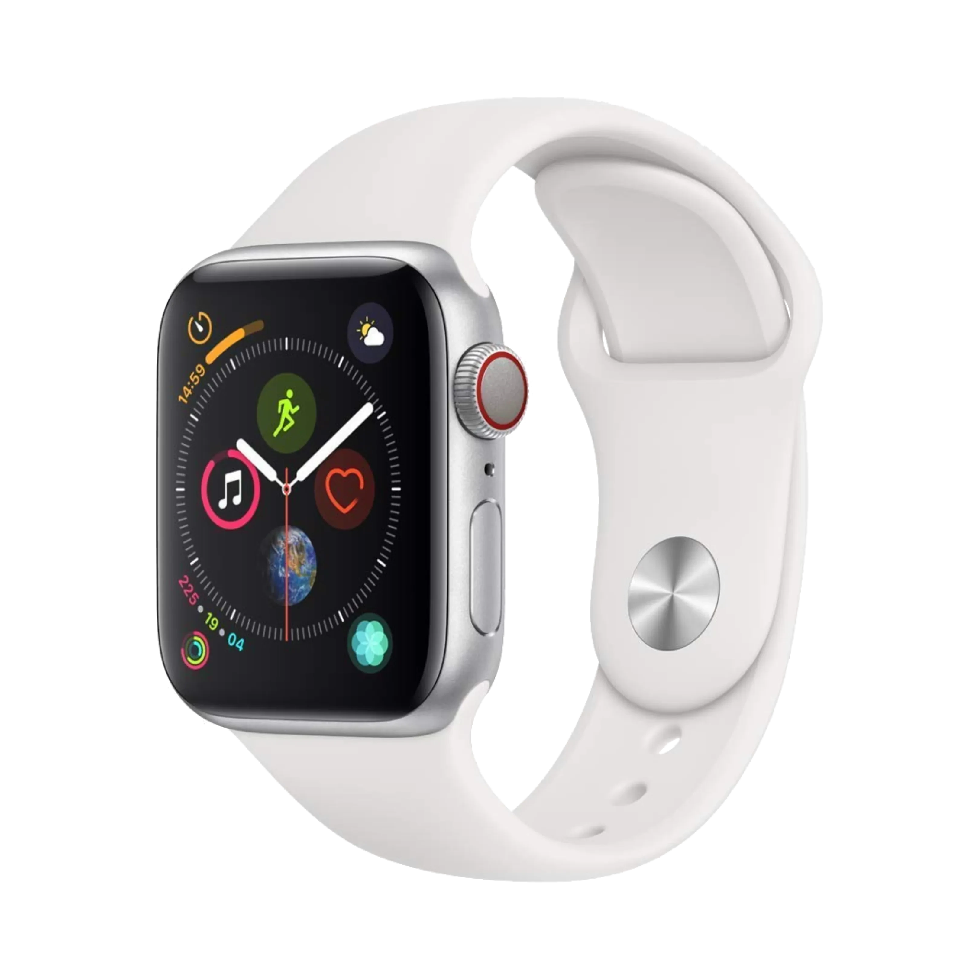 Apple Watch Series 4 - Alüminyum - 40mm - Cellular - Gümüş