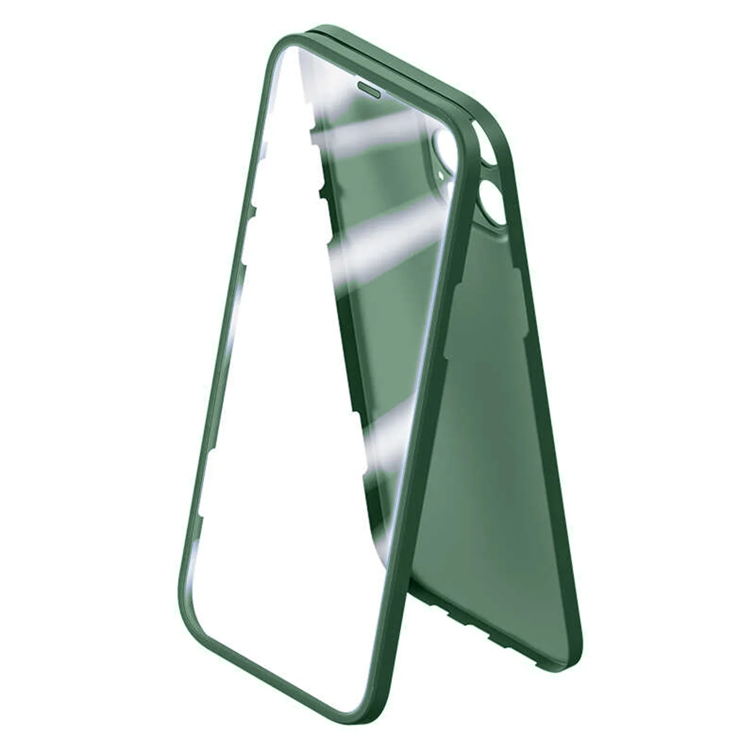 Nettech Apple iPhone 12 Pro Uyumlu Arka Koruma Kılıf (Yeşil) NT-89543