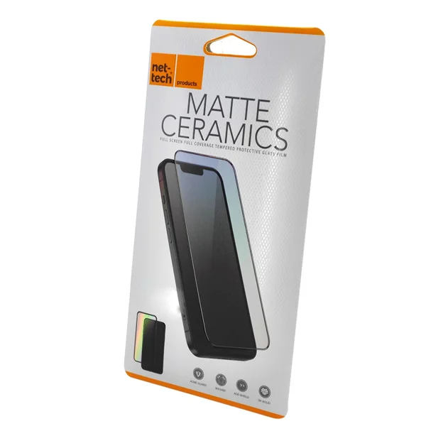 Nettech Xiaomi Poco M3 Uyumlu Ön Koruma Mat Seramik Nano Ekran Koruyucu (Siyah) NT-88489 - 2