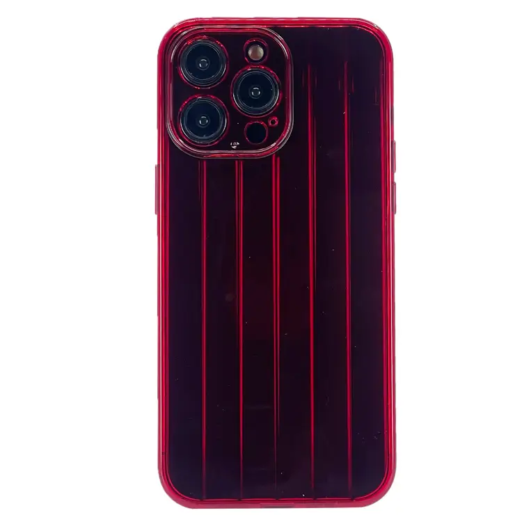Nettech Apple iPhone 13 Pro Max Uyumlu Airbag Buzul Jmookit Seri Arka Koruma Kılıf (Kırmızı) NT-101252
