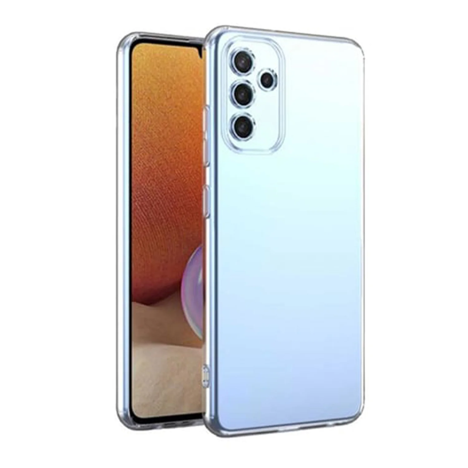 Nettech Samsung Galaxy A24 4G Uyumlu Lüx Seri Kamera Korumalı Arka Koruma Kılıf (Şeffaf) NT-109578