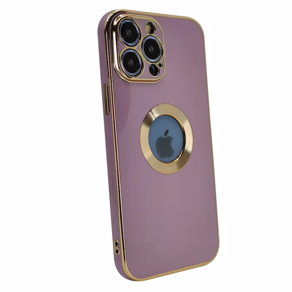Nettech Apple iPhone 13 Pro Max Uyumlu Halkalı Logo Seri Arka Koruma Kılıf (Pembe) NT-97174 - 2