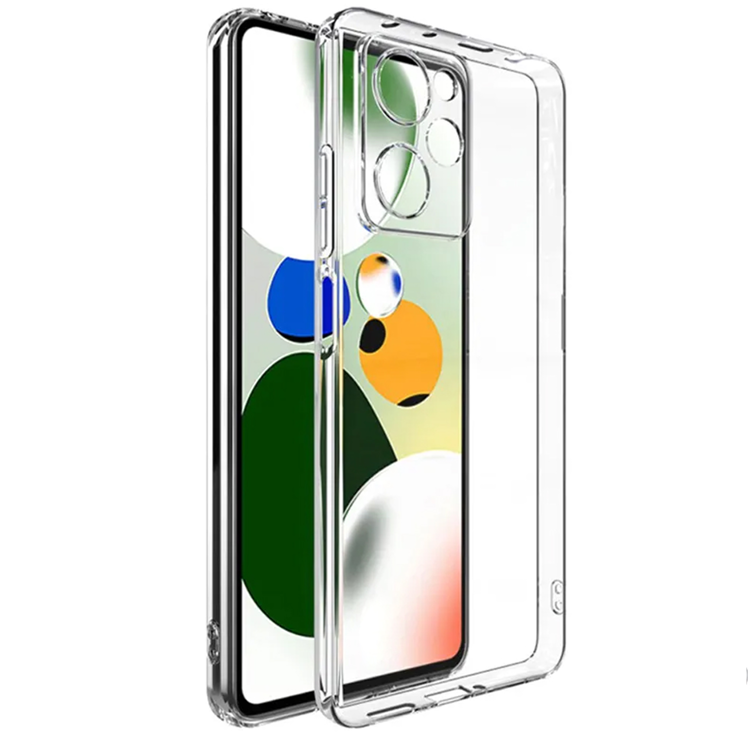 Nettech Omix X7 Uyumlu Lüx Seri Kamera Korumalı Arka Koruma Kılıf (Şeffaf) NT-110396