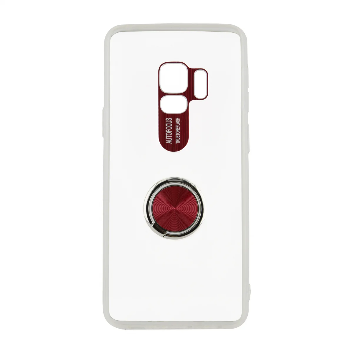 Nettech Samsung Galaxy G960 S9 Uyumlu Doris Ring Arka Koruma Kılıf (Şeffaf) VR-14966