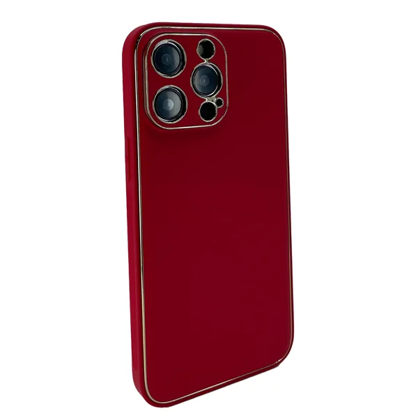 Nettech Apple iPhone 14 Pro Uyumlu Coco Leather Seri Arka Koruma Kılıf (Kırmızı) NT-99749 - 2