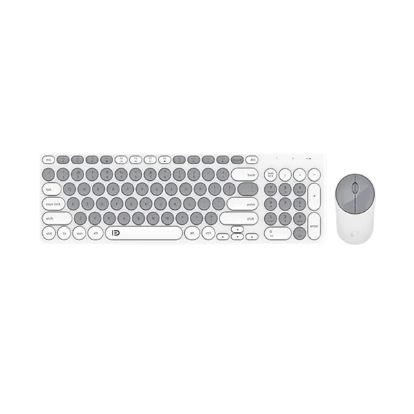 FD İK6631 Office Klavye + Mouse (Gri) NT-105008 - 1