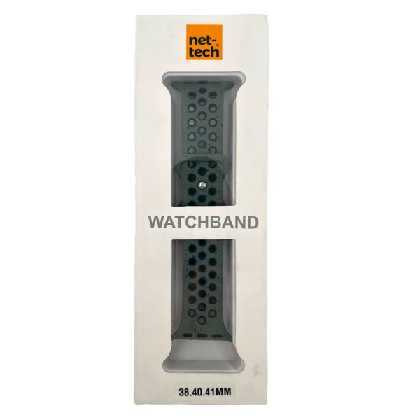 Nettech Apple Watch Seri 40/38 mm Uyumlu Silikon Kordon (Yeşil) NT-110246 - 2