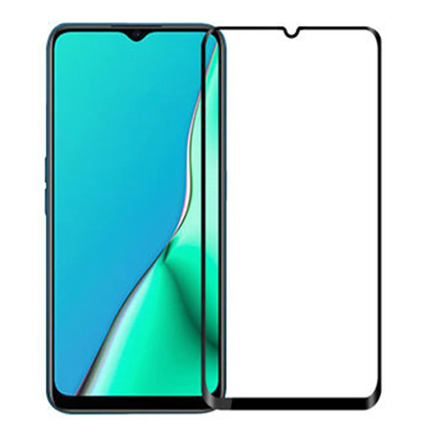 Nettech Oppo A31 Uyumlu Ön Koruma Seramik Nano Ekran Koruyucu (Siyah) NT-92514