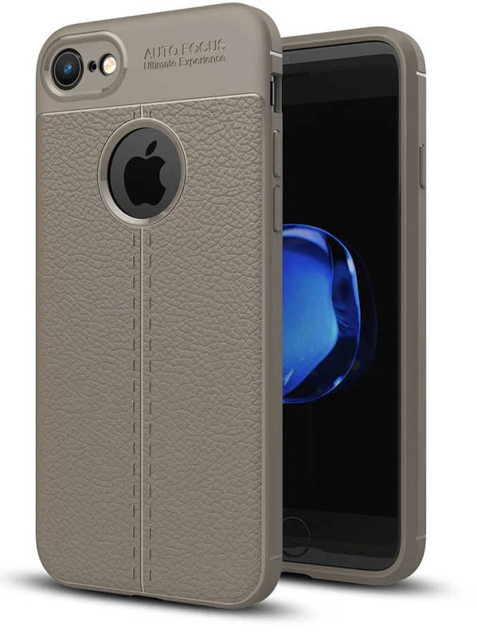 Apple iPhone 6 Plus Kılıf Zore Niss Silikon Kapak - Gri