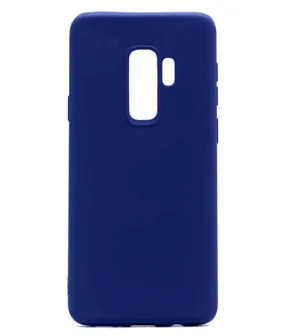 Galaxy S9 Plus Kılıf Zore Premier Silikon Kapak - Lacivert