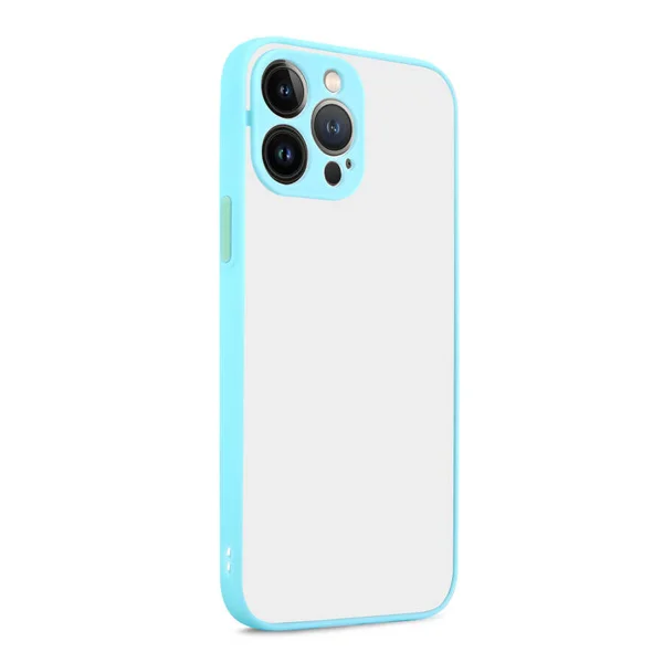 Apple iPhone 13 Pro Kılıf Zore Hux Kapak - Turkuaz - 1