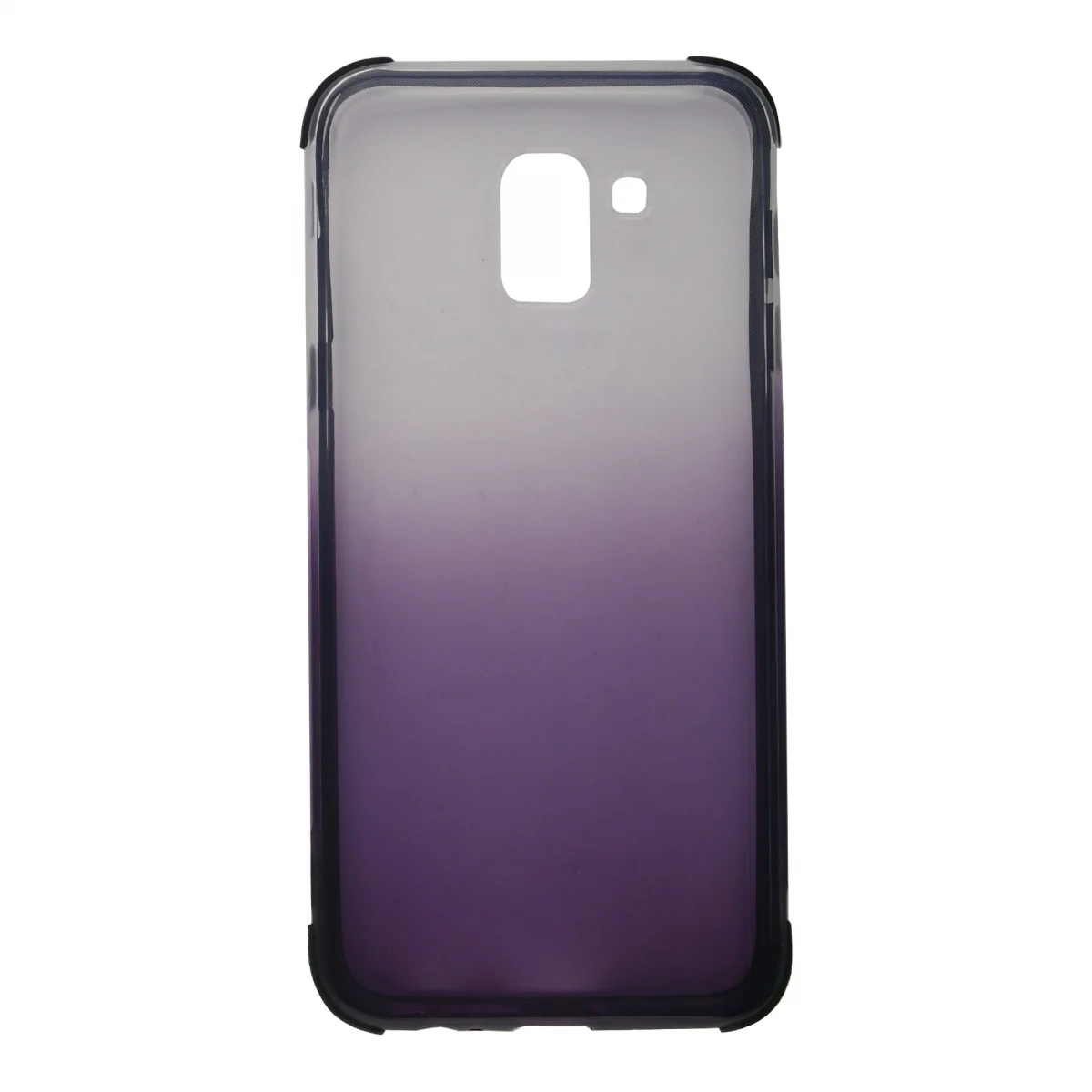 Nettech Samsung Galaxy J600 J6 Uyumlu Transparan Arka Koruma Kılıf (Siyah) VR-11954