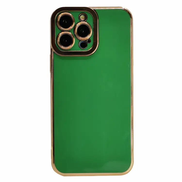 Nettech Apple iPhone 13 Pro Max Uyumlu Lüx Soft Seri Arka Koruma Kılıf (Yeşil) NT-97143