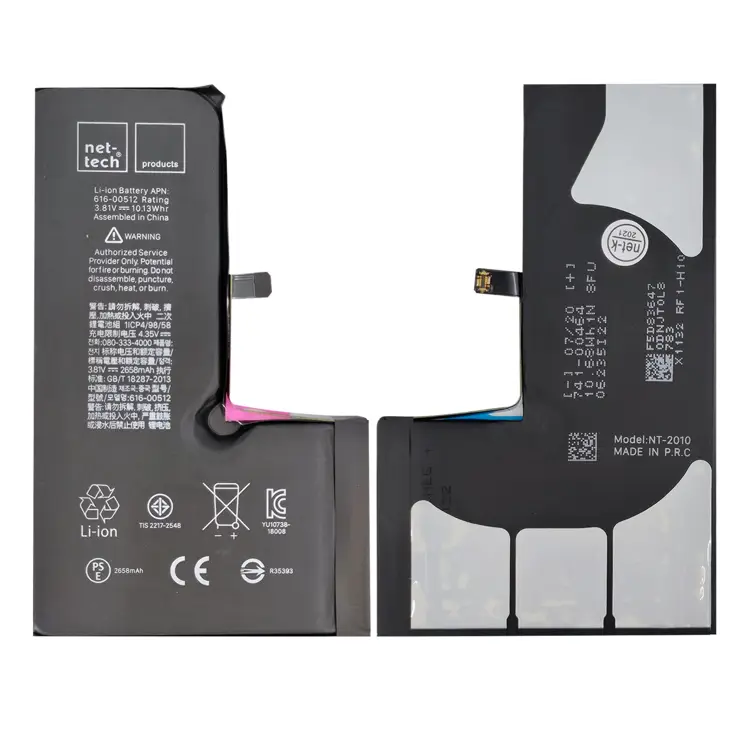 Teknonet Apple iPhone XS Uyumlu Nettech NT-2010 2960 mAh Batarya NT-82531