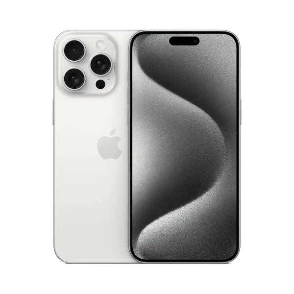 Apple iPhone 15 Pro - 128 GB - Beyaz Titanyum