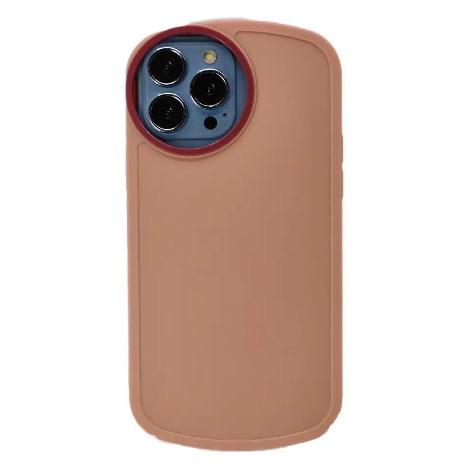Nettech Apple iPhone 13 Pro Max Uyumlu Silindir Camera Seri Arka Koruma Kılıf (Pembe) NT-95081