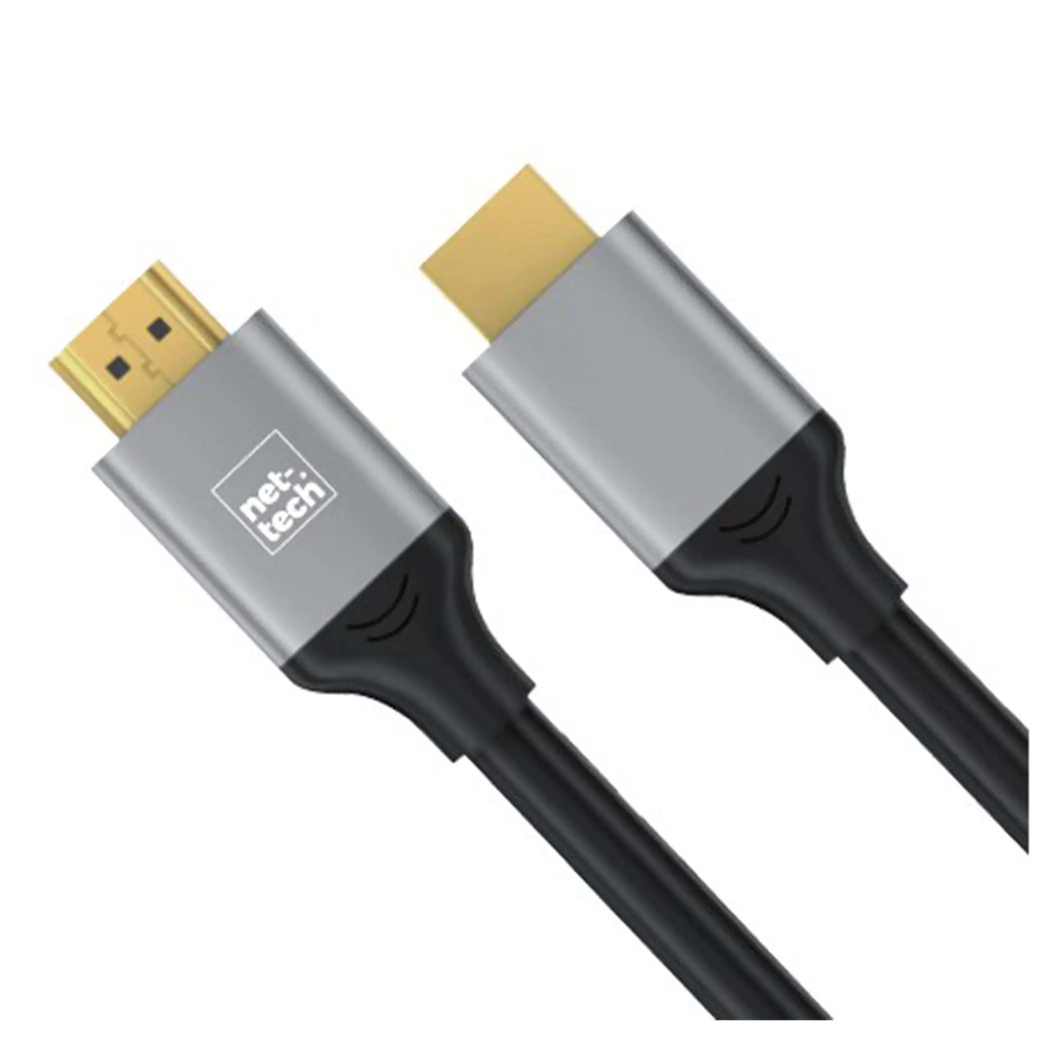 Nettech NT-HD02 4K İp Örgü 300 Cm Hdmi Kablo (Siyah) NT-100950