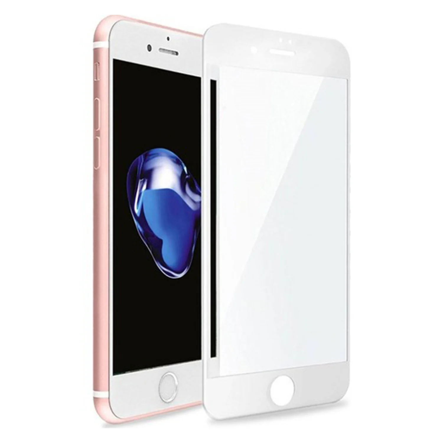 Nettech Apple iPhone 7 Uyumlu Ön Koruma Mat Seramik Nano Ekran Koruyucu (Beyaz) NT-88515