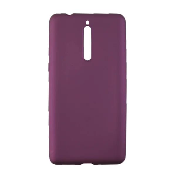 Nettech Nokia 8 Uyumlu Suide Arka Koruma Kılıf (Mürdüm) VR-3577 - 1