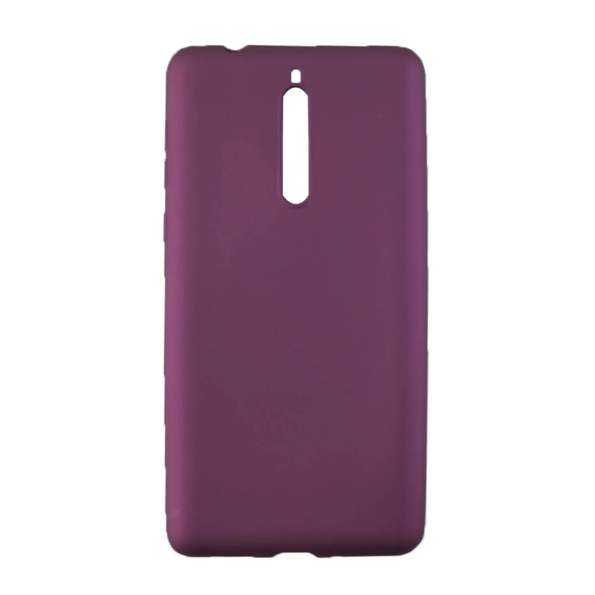 Nettech Nokia 8 Uyumlu Suide Arka Koruma Kılıf (Mürdüm) VR-3577