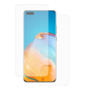 Exquıs Huawei P40 Pro Uyumlu Ön ve Arka Koruma 360 Full Kaplama (Şeffaf) NT-83114
